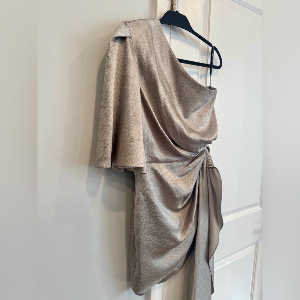 Solace London The Marcie Mini Dress in Pewter - Picture 5 of 10
